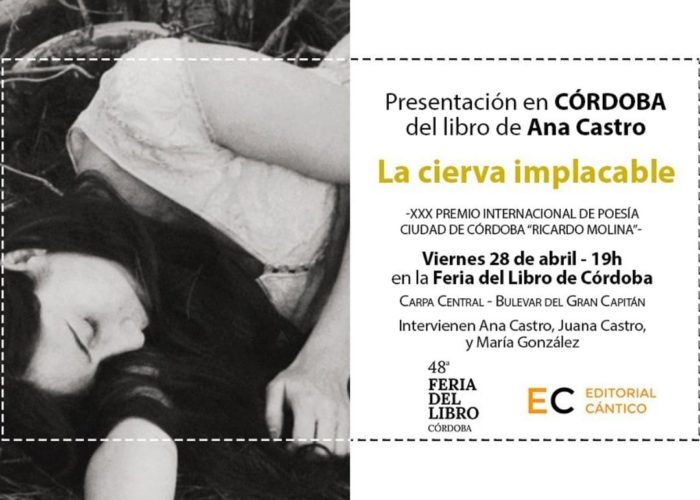 Presentación de “La cierva implacable” en Córdoba